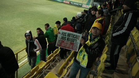 Fanii din Liga 1 susțin inițiativa ProSport!** Pagina-manifest și-a făcut apariția și la meciul Concordia - Oțelul