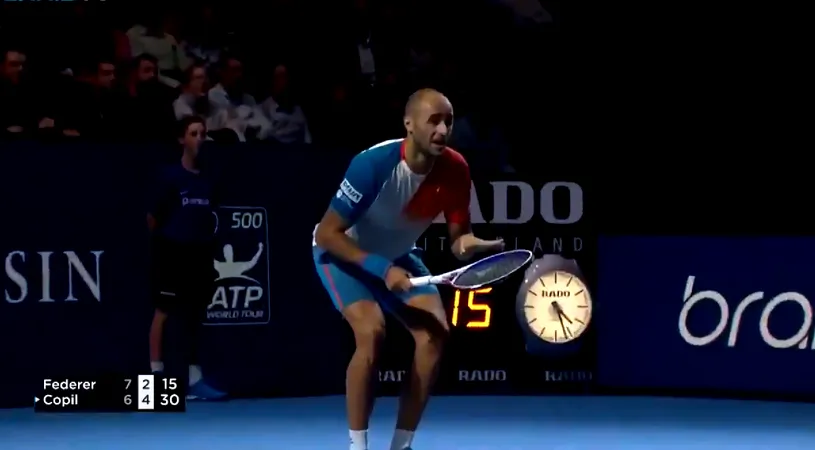 VIDEO | Copil a pierdut finala de la Basel, dar a reușit punctul meciului! Ce i-a putut face marelui Federer și reacția sa de milioane