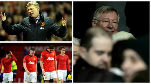 Reacția de milioane a lui Ferguson după al treilea eșec consecutiv al lui Manchester United! „Diavolii”, în pericol de a rata toate obiectivele din acest sezon