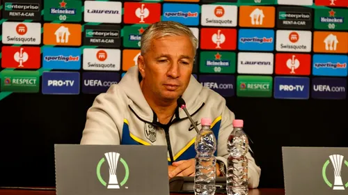 Dan Petrescu, o nouă declarație hilară, după eșecul cu AZ Alkmaar: „Un egal era cel puțin ce meritam. Cred că am avut și un penalty”