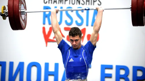 Florin Croitoru a câștigat două medalii de aur la Campionatelor Europene de haltere