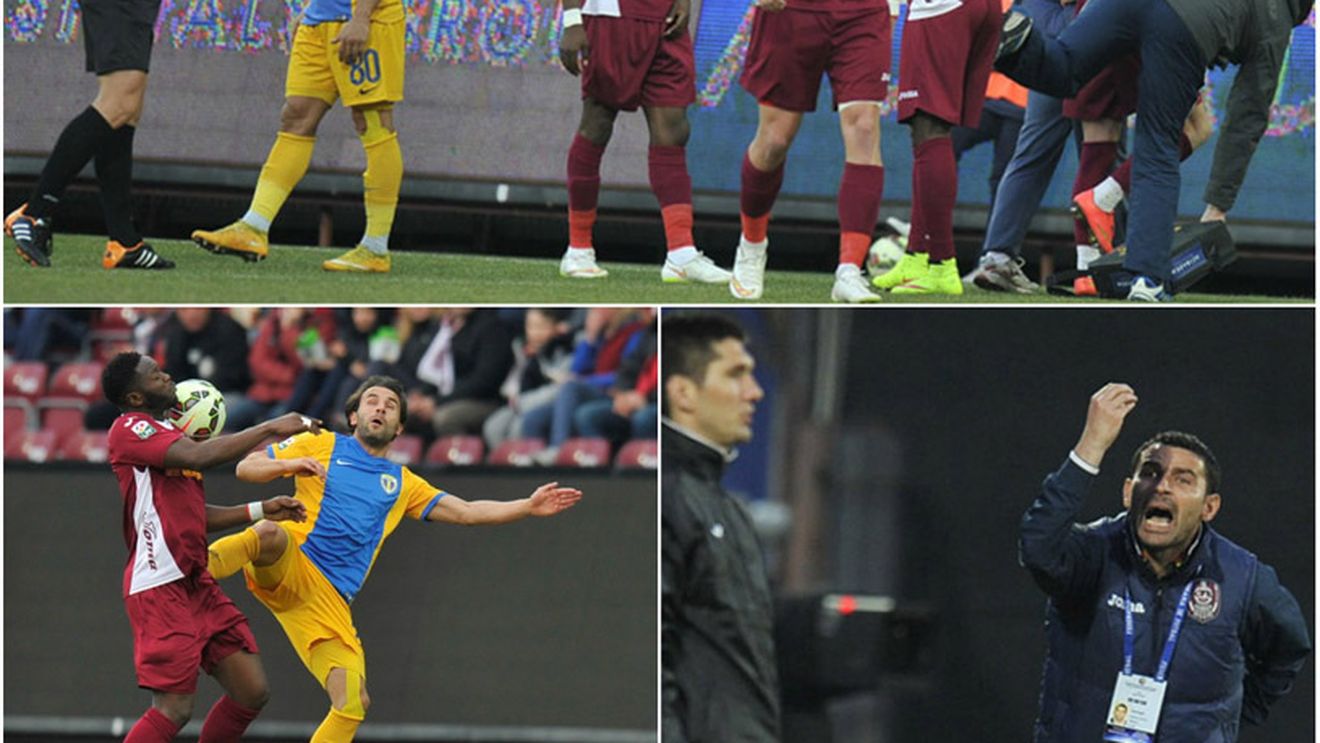 Altădată acuzată de arbitraje favorabile, CFR Cluj pierde pe mâna "fluierașilor" în 2015. Trică: "Mi-e lehamite"
