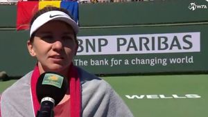 Simona Halep, reacție la adresa organizatorilor după calificarea în turul trei la Indian Wells: „Vreau să le spun asta!" De ce a sărbătorit într-un mod inedit câștigarea punctelor importante