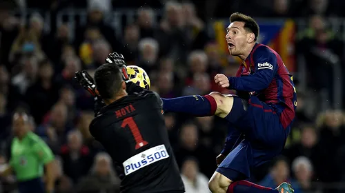 Messi a comis primul penalty din cariera sa în Barcelona – Atletico 3-1. Argentinianul a reușit și o pasă de gol și un gol