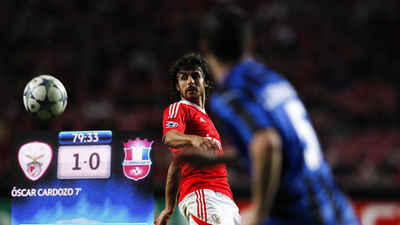 GAFĂ‚ pe Estadio da Luz!** Conform statisticii oferite de portughezi, Benfica NU avea cum să câștige cu Oțelul