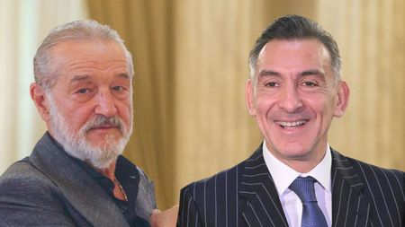 Dumitrescu a izbucnit în râs, când l-a auzit pe Gigi Becali: „Ce e, Ilie?”. Mister: „Lăsați, mă, chestia asta”
