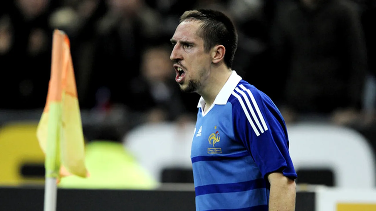 Ribery ar putea fi în teren la meciul Franței cu Serbia