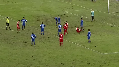 Meci cu de toate la Reșița. Valentin Stan a acuzat primul gol al adversarilor, dar n-a spus nimic despre penalty. Antrenorul nu mai vorbește despre calificarea în play-off a Metalului Buzău: ”N-avem capacitate fizică de nivelul mediu al Ligii 2!”