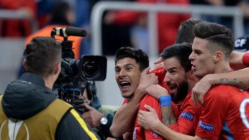 CA-LI-FI-CA-RE! FCSB - Beer Sheva 1-1. În primăvara europeană cu lacrimile lui Alibec. Echipa lui Dică a pătruns în 16-imile Europa League după un meci în care Coman a profitat de o eroare mare a oaspeților 