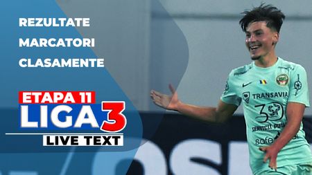 Etapa 11 Liga 3 | FCSB 2 a spulberat Dinamo 2 după ce a fost condusă cu 2-0. Petrolul 2 a umilit Oțelul 2. Scorul zilei a fost reușit de CSU Alba Iulia