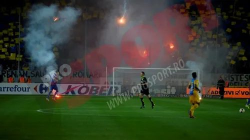 GALERIE FOTO | 3 mesaje afișate de fani la Petrolul – Steaua. „Prin Ghencea nu călcați, pe Look nu vă uitați. Când nu sunt pufuleți, nici voi nu mai sunteți”