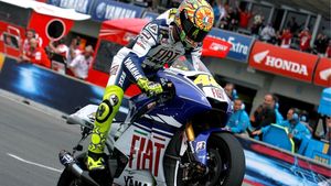 Valentino Rossi, câștigător la Grand Prix-ul Statelor Unite