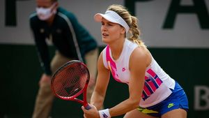 Eugenie Bouchard a filmat statuia nud de la Foro Italico și a făcut o afirmație ciudată: „Sunt încântată să revin printre ele!” | VIDEO