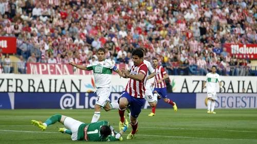 Seară de coșmar pentru Săpunaru pe Vicente Calderon. A comis două penalty-uri și a fost eliminat. Atletico Madrid – Elche 2-0