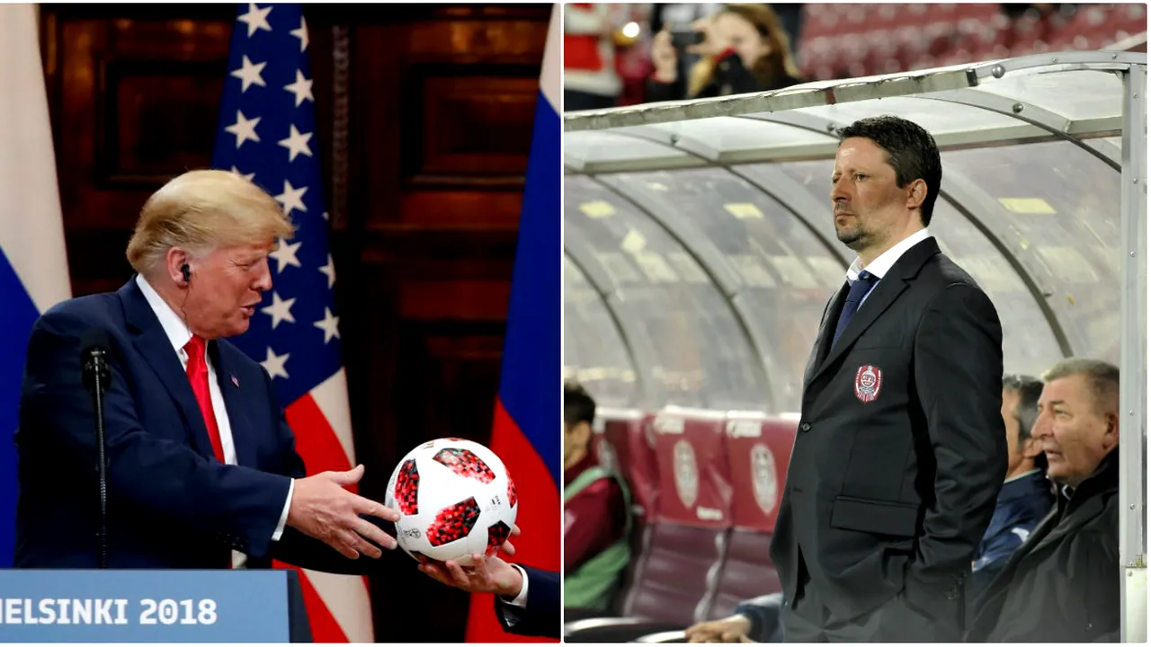 Donald Trump i-a făcut viața un calvar unui fost antrenor de la CFR Cluj. 