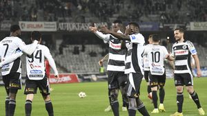 Nu trageți! Sunt eu, Gino! Universitatea Cluj s-a impus clar, 4-0 în fața Oțelului și a intrat în play-off