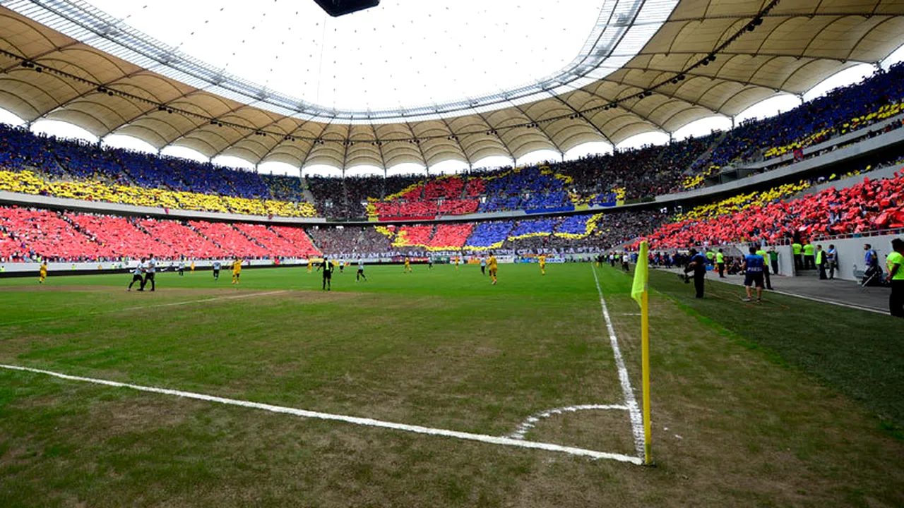 Gazonul de pe National Arena a fost din nou reparat! FOTO: Cum arată acum