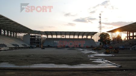 FOTO SPECTACULOS** Fanii, invitați să viziteze noul "Ilie Oană"! Ă‚STA e primul meci care se va disputa pe noua 'perlă'!