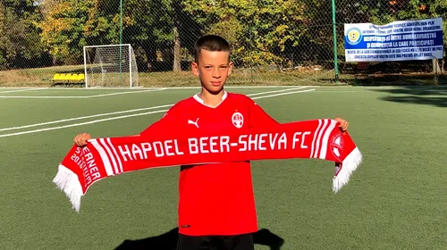 VIDEO | Interviu cu cel mai înfocat fan din România al lui Be’er Sheva. Are 11 ani și duce mai departe moștenirea tatălui său. Trăiește printre dinamoviști și nu-i dă șanse FCSB-ului