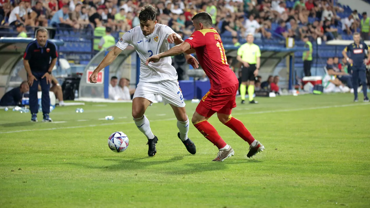 Muntenegru - România 2-0. Chiricheș, meci catastrofal la Podgorica, în Liga Națiunilor. Debut de coșmar pentru Edi Iordănescu
