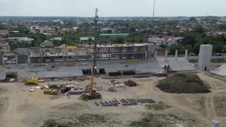Stadionul-lego al Timișoarei va fi deținut de două instituții. Lucrările au ajuns la un stadiu de 70 la sută