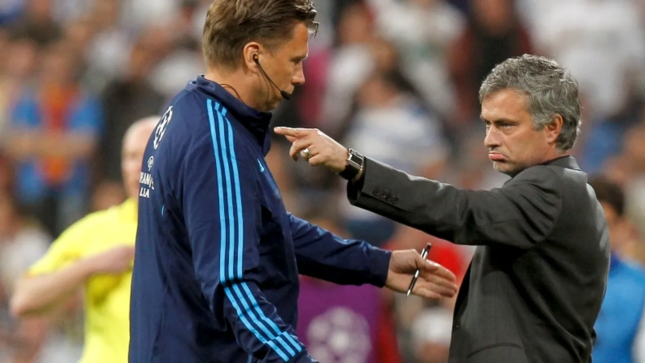 UEFA a deschis o procedură disciplinară împotriva lui Mourinho