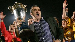 Bucuria altora, subiect tabu pentru Gigi Becali!** De ce nu vrea șeful Stelei să celebreze în stilul rivalelor dacă va ajunge în finala EL