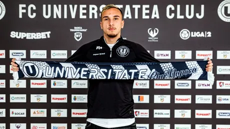 OFICIAL | Erik Lincar și-a adus la ”U” Cluj încă un jucător pe care l-a antrenat la Turris Oltul. Portarul Aurelian Păun consideră coborârea din Liga 1 în Liga 2 drept ”un pas în față” în cariera sa