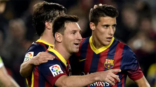 Ce revenire pentru Messi: Barca – Getafe 4-0! Argentinianul a marcat o dublă, la fel și Fabregas! Marica a fost titular