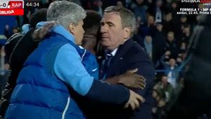 Gică Hagi, așa cum nu a mai fost văzut! Antrenorului Farului nu s-a mai putut abține când a văzut ce bine joacă fotbaliștii săi și a renunțat pentru câteva momente la stilul său exigent: ce s-a văzut la televizor!