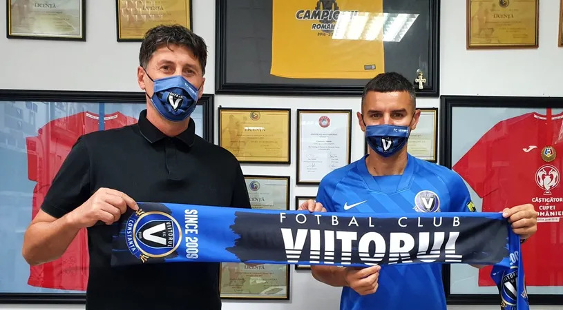 OFICIAL | Romario Benzar s-a întors la FC Viitorul! Pe ce perioadă a semnat fostul fundaș de la FCSB