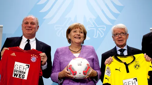 Angela Merkel îi sfătuiește pe fotbaliștii** homosexuali să-și dezvăluie orientarea