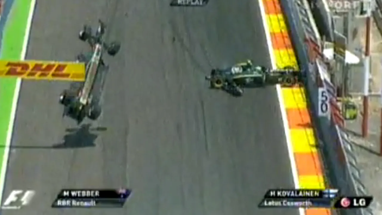 VIDEO** Accident HORROR pentru Mark Webber, la 300 km/h, în MP al Europei!