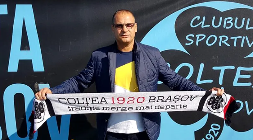 Marian Ivan, noul director general al clubului Colțea Brașov.** 