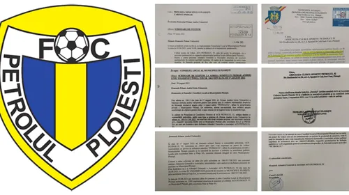 Petrolul a afișat corespondența scrisă cu Primăria Ploiești, ”pentru cunoașterea exactă a situației reale a clubului privind mărcile și proiectul de asociere”