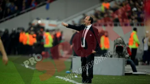 „Penalty-ul a fost acordat prea ușor, iar terenul a fost prost!”** Benitez încearcă să explice eșecul cu Steaua