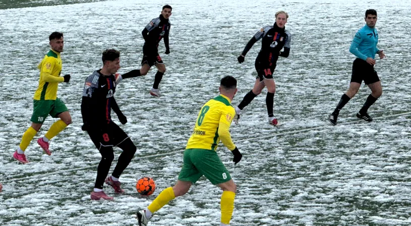 Chindia a câștigat amicalul cu Aro Câmpulung, iar două dintre goluri au fost date de polonezul testat de Ilie Poenaru