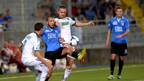 Alexe a înscris două goluri pentru Sassuolo, într-un amical cu o echipă de liga a șaptea
