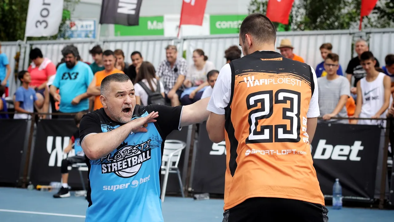 Ring de baschet. Leonard Doroftei a oferit momentul zilei la Sport Arena Streetball de la Ploiești | FOTO INEDIT