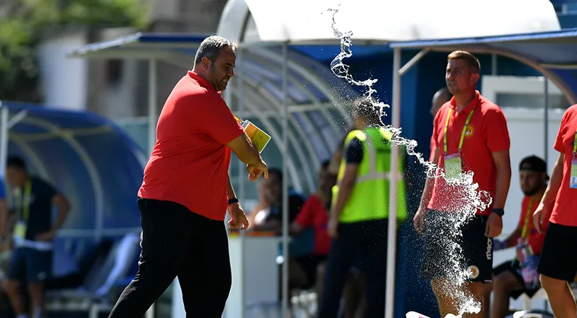 Etapa a doua, prima muștruluială pentru jucători.** Pelici, după înfrângerea Ripensiei în fața Buzăului: 