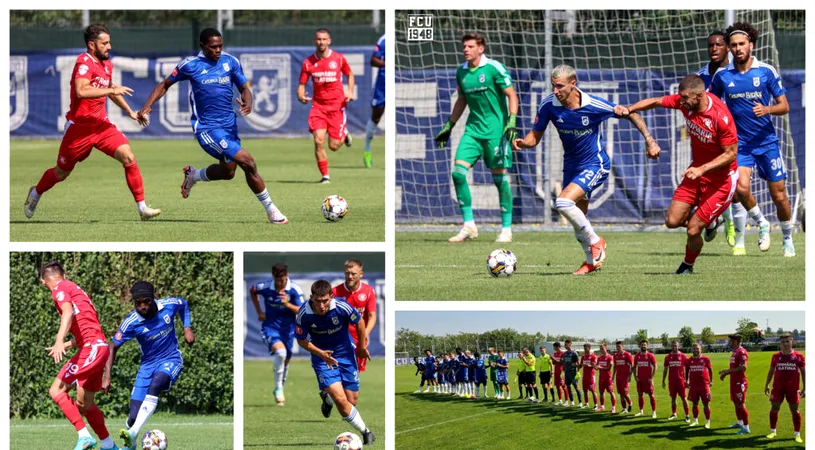FCU Craiova și CSM Slatina, egale într-un amical! Atanas Trică a jucat împotriva oltenilor care au retrogradat în Liga 2 cu tatăl său pe banca tehnică