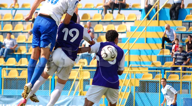 FOTO! Amical stricat de ploaie!** Juventus a egalat Oltul în ultimul minut