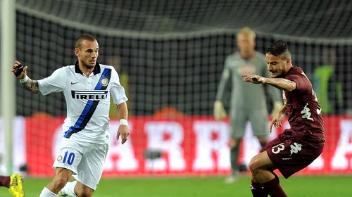 Încă un tun dat de PSG  pe piața transferurilor! Italienii anunță că Sneijder va merge la Paris