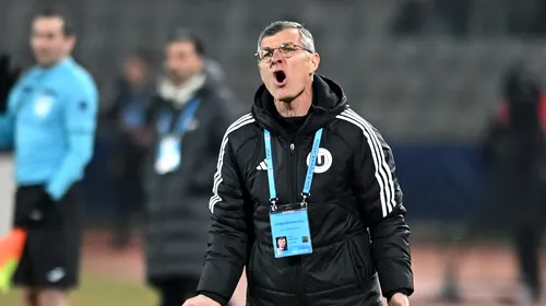 Ioan Ovidiu Sabău, nemulțumit după U Cluj – UTA Arad 0-0: „Trebuia să facem mai mult ca să putem câștiga”