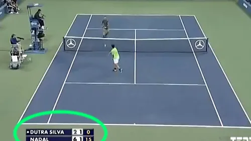 Fail total la US Open. VIDEO – L-a avut „în mână” pe Nadal, dar a trimis o minge incredibil de prost. Din acel moment, nu a mai câștigat vreun game