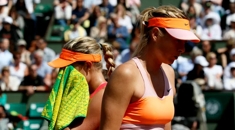O jucătoare cunoscută șterge pe jos cu Maria Sharapova: „Era ticăloasă și enervantă, dar cu mine nu i-a mers!
