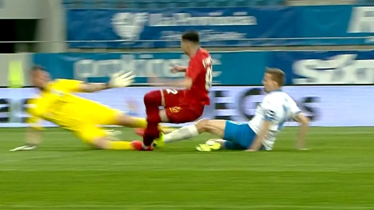 A comis-o iar Istvan Kovacs? Posibil penalty la ocazia uriașă a lui Romeo Niță! Ce s-a întâmplat la faza controversată din derby-ul Universitatea Craiova - FCSB | FOTO & VIDEO