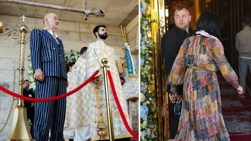 EXTRA Luminița Becali, soția lui Gigi Becali, apariție rară. A venit special pentru sfințirea bisericii de suflet a miliardarului