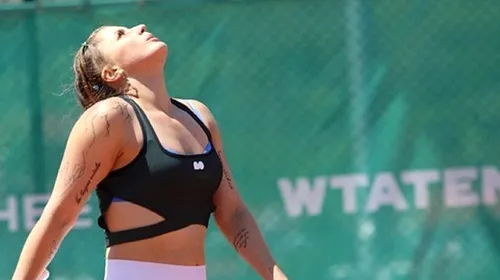 Accidentare horror pentru Andreea Prisacariu! Cum arată piciorul jucătoarei de tenis, după ce a fost nevoită să abandoneze | FOTO