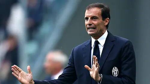 Allegri, exemplu într-o seară nebună! Antrenorul lui Juventus, discurs apreciat de toată lumea: 